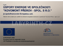 cedulka (ALU) povinná publicita projektu EU